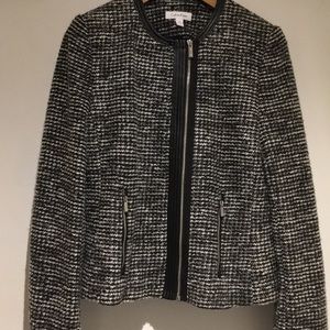 Calvin Klein Blazer Black/Grey/White Size Medium